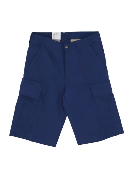 Szorty cargo Carhartt Wip niebieskie