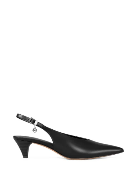 Pantofi cu toc Michael Kors din piele slingback negru