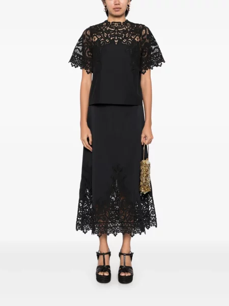 Fustă Ulla Johnson negru