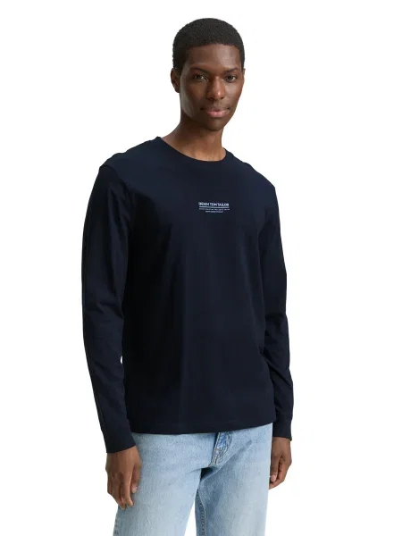TOM TAILOR DENIM Majica svetlo / temno modra