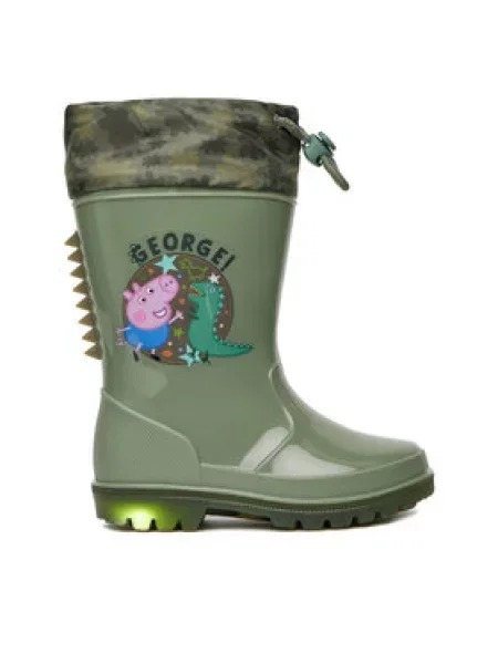 Holínky Peppa Pig khaki