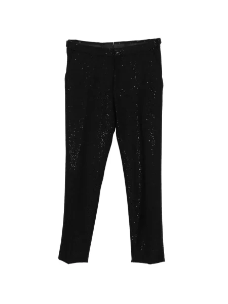 Bouclé kalhoty Tom Ford černé