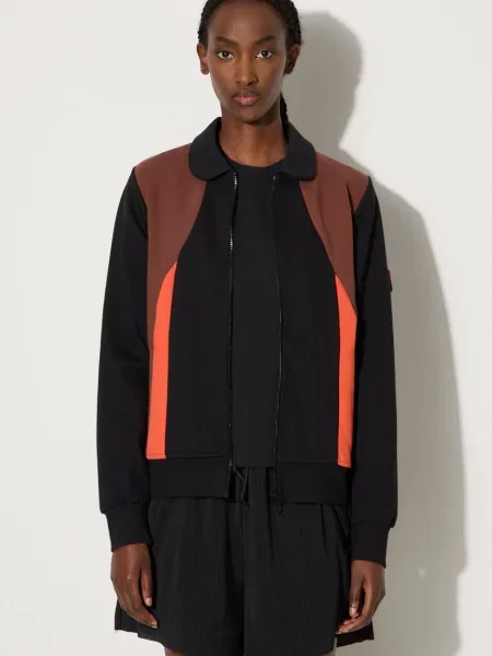 Кофта Wood Wood Evonn x Fila візерунок чорний