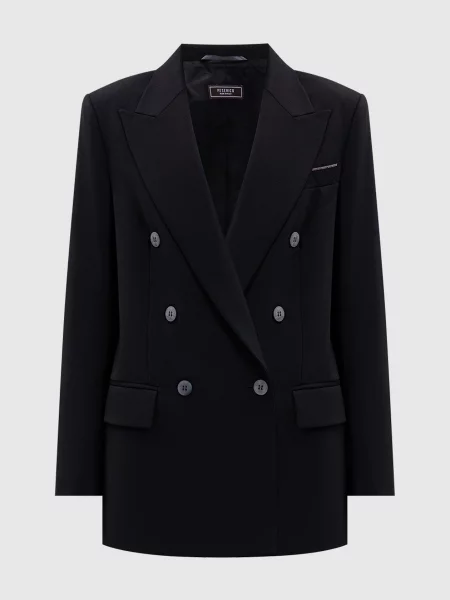 Двобортний жакет Peserico чорний