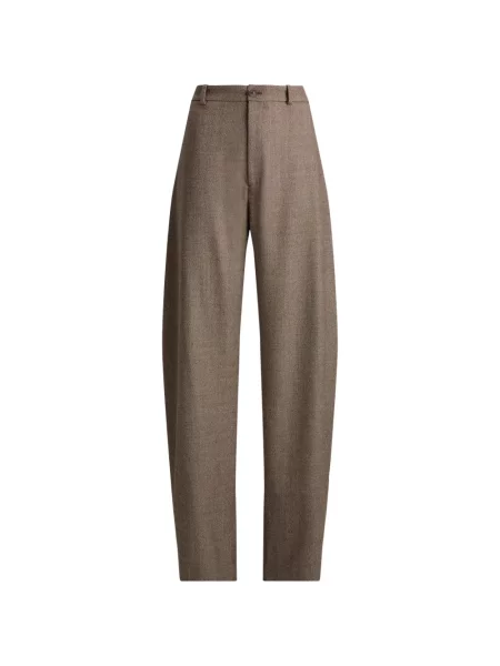 Pantaloni Ralph Lauren Collection din tweed maro
