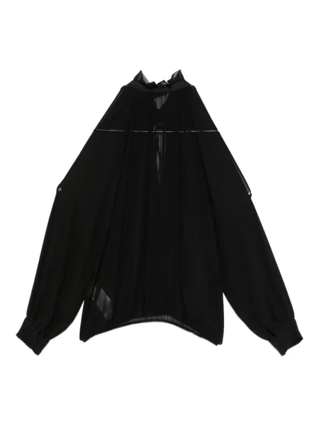 Bluză Liu Jo cu mâneci lungi lungă negru