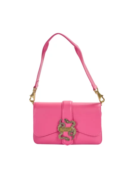 Torebka Just Cavalli w wężowy wzór różowa