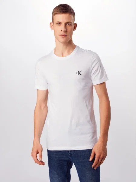 Calvin Klein Jeans Tricou Essential' alb