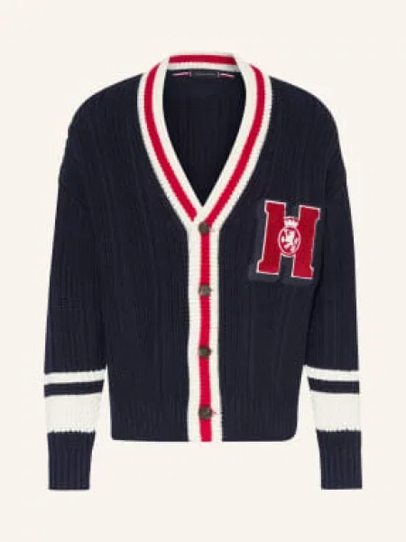 Tommy Hilfiger Kardigan blau biały
