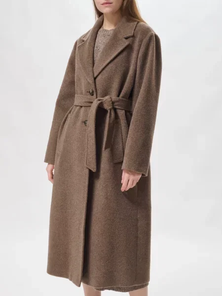 Пальто Weekend Max Mara коричневое