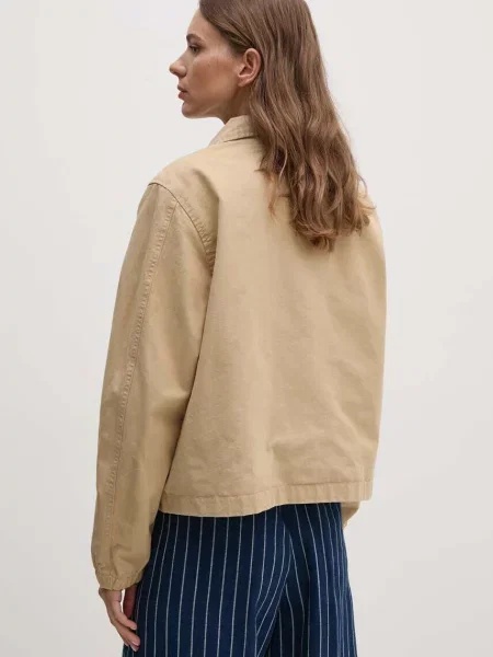 Bunda Polo Ralph Lauren oversize béžová