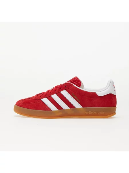 Tenisky adidas Originals Gazelle Indoor Scarlet/ Cloud White/ Scarlet EUR 45 bílé
