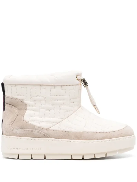 Botine Tommy Hilfiger cu platformă din jacard