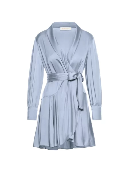 Rochie mini Zimmermann de mătase plic albastru