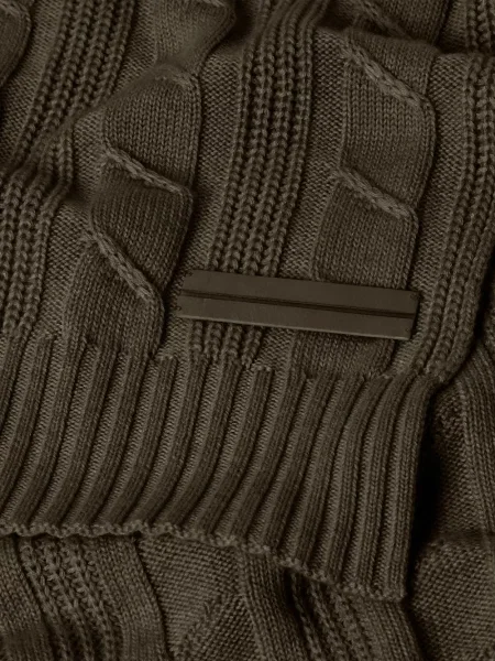 Fular Zegna din cașmir verde