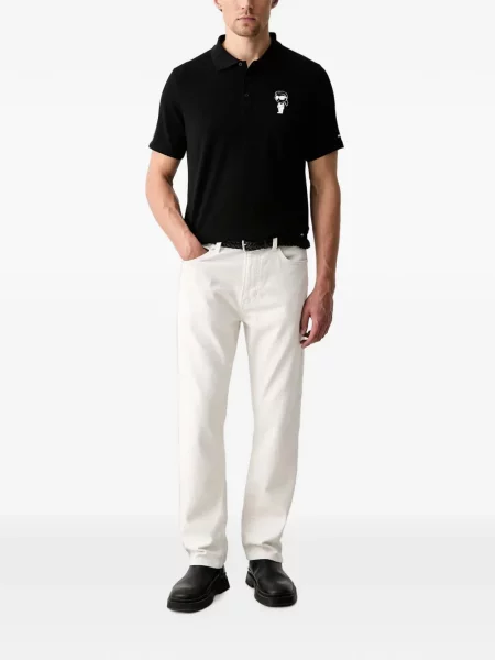 Tricou polo Karl Lagerfeld negru