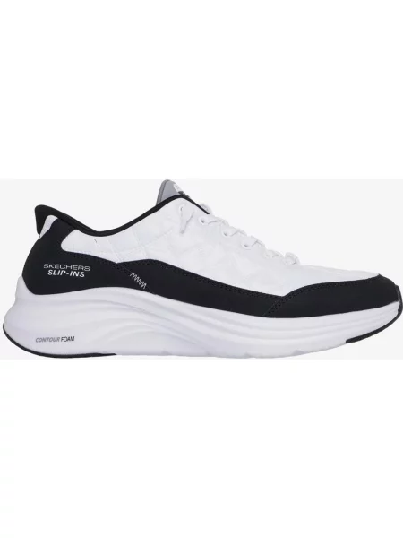 Buty do biegania Skechers Slip-ins CONTOUR FOAM COZY FIT biało czarne 40 białe