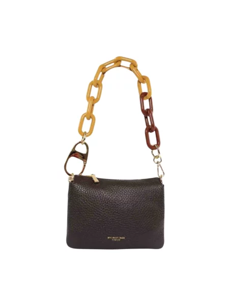 Torebka My Best Bags skórzana brązowa