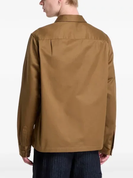 Geacă Fred Perry din țesătură twill maro
