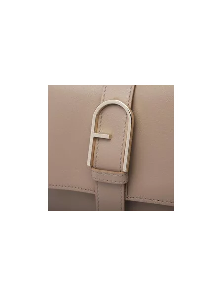 Táska Furla Flow bézs