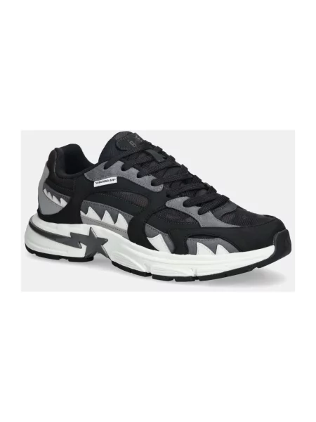 A Bathing Ape sneakersy skórzane BAPE Shark STA #1 czarny