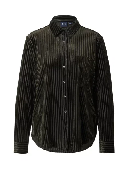 GAP Bluză VELVET' verde