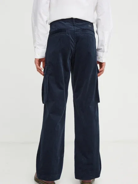 Manšestrové kalhoty G-Star Raw tmavomodrá