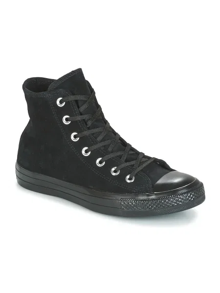 Pantofi Converse din piele de căprioară negru