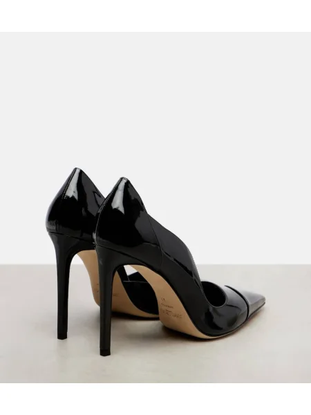 Pantofi cu toc Jimmy Choo din piele de lac negru