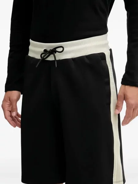 Pantaloni scurți Guess cu cordon negru