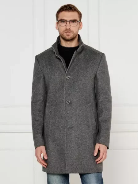 Joop! De lână palton Maron gri