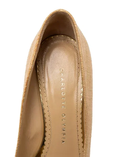 Pantofi cu toc Charlotte Olympia din piele
