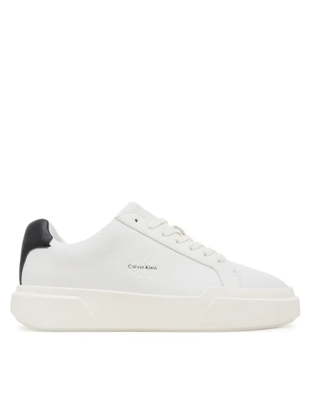 Calvin Klein Сникърси Chunky Cupsole Laceup Lth Wn бял