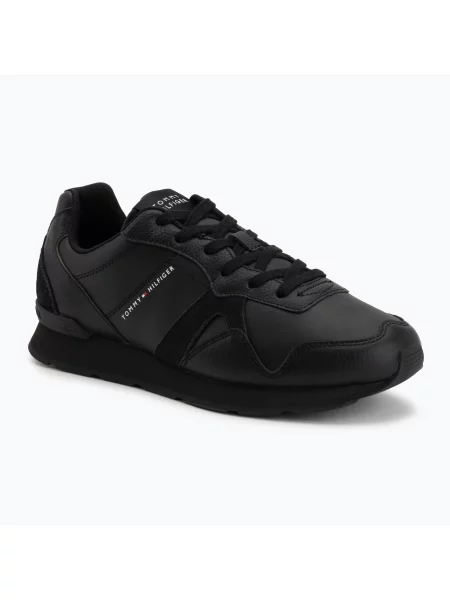 Încălțăminte pentru bărbați Tommy Hilfiger Core Leather black negru