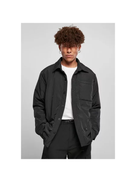 Srajčna jakna Urban Classics črna