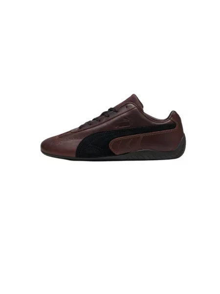 Sneakersy Puma skórzane brązowe