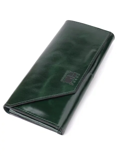 Grande Pelle Гаманець Шкіра зелений