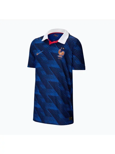 Детска футболна тениска Nike FFF Match Home game royal/metallic copper синьо