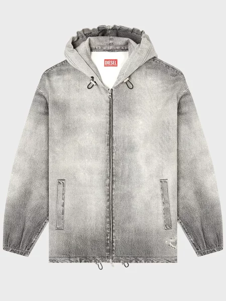 Джинсовая куртка Diesel серая