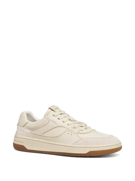 Sneakerși Geox cu șireturi din dantelă