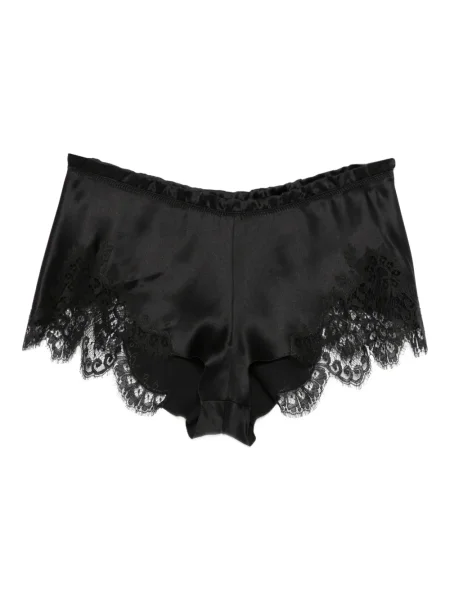 Pantaloni scurți Carine Gilson din dantelă negru