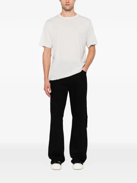 Μπλούζα Rick Owens Drkshdw με στρογγυλή λαιμόκοψη λευκό