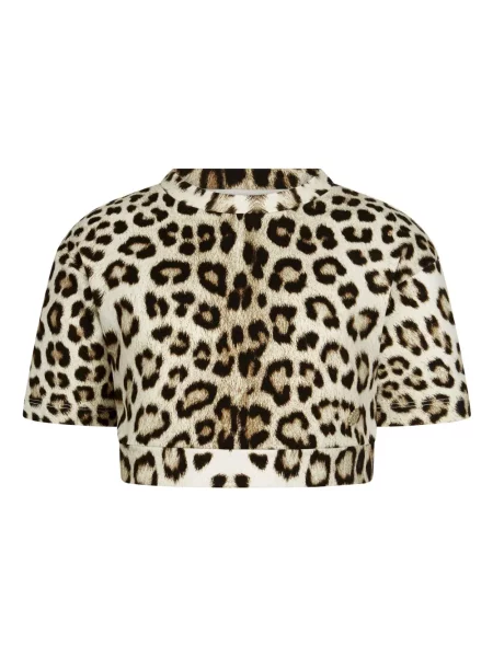 Top dziecięcy Roberto Cavalli brązowy