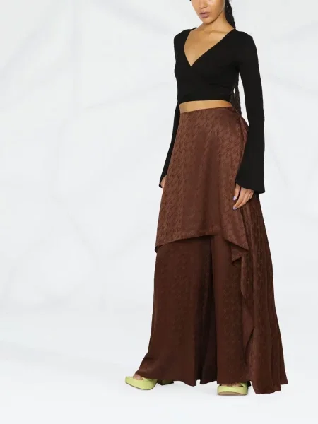 Pantaloni Fendi maro