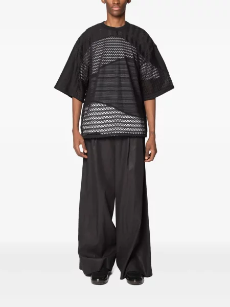 Tricou Yoshiokubo din dantelă negru