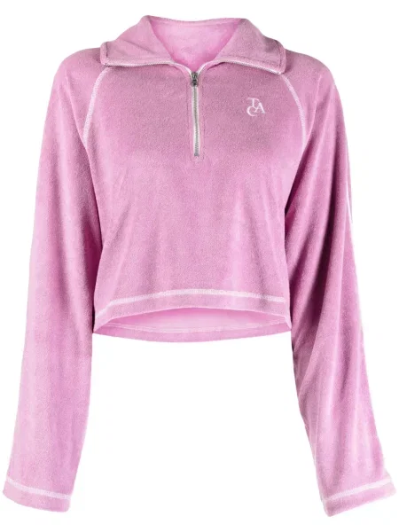 Haftowane polo Tout A Coup fioletowe