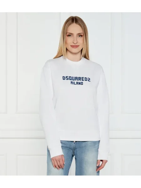 Hanorac | Relaxed fit alb