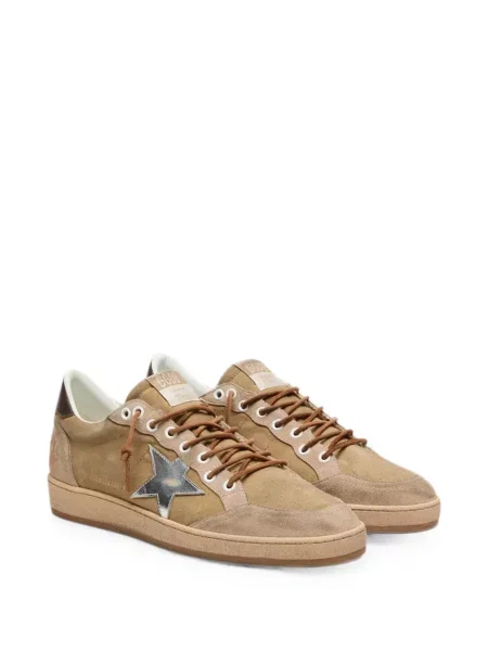 Δερμάτινα κερωμένος sneakers Golden Goose Ball Star καφέ