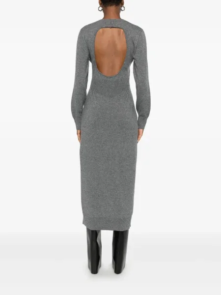 Rochie maxi Givenchy până la genunchi de costum gri