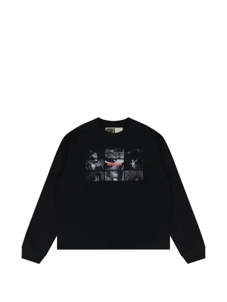 Lung tricou Sp5der negru